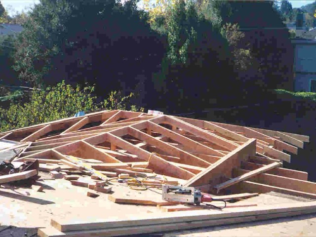 Addition roof framing in Burlingame2