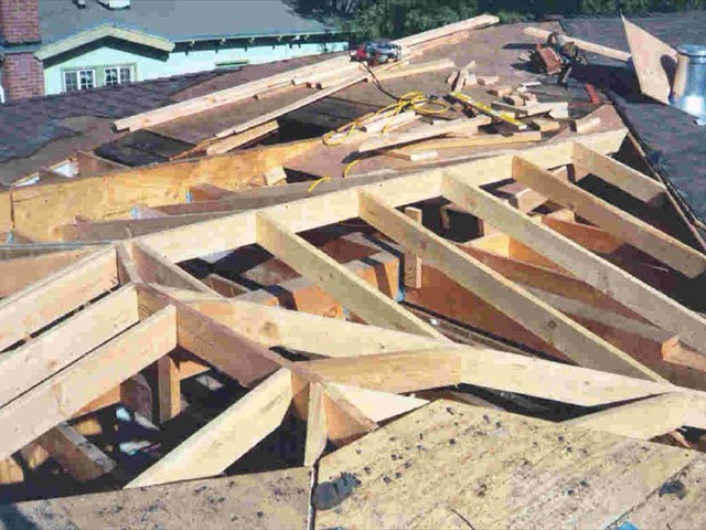 Addition roof framing in Burlingame3