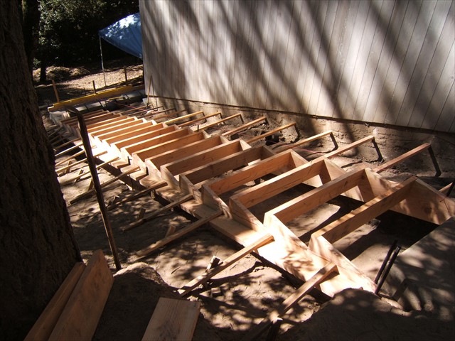 Concrete staircase on Kings Mountain