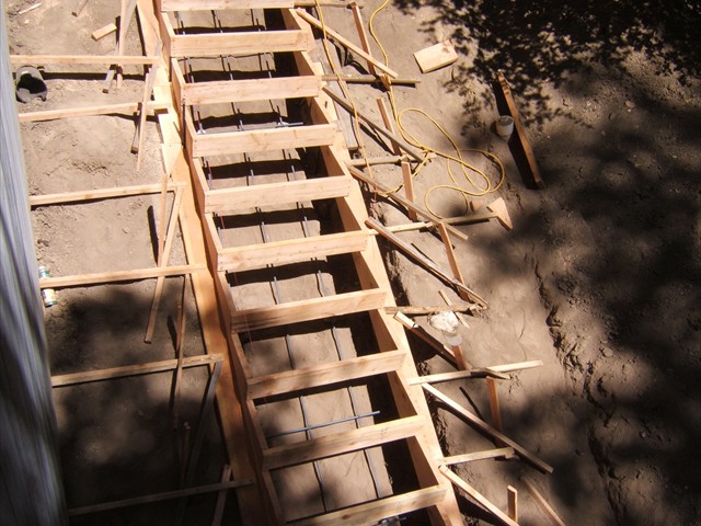 Concrete staircase on Kings Mountain2