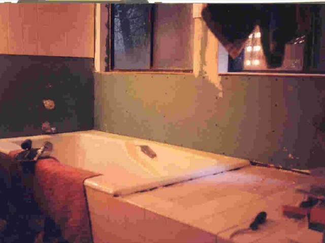 dry rot repair with tile renovation – King’s Mountain