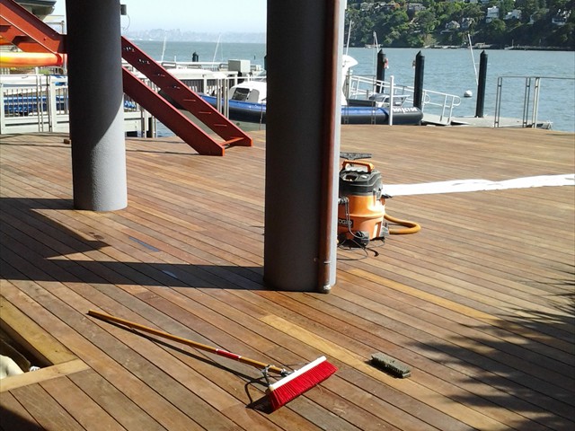 Ipe deck resurfacing, Tiburon Belvedere