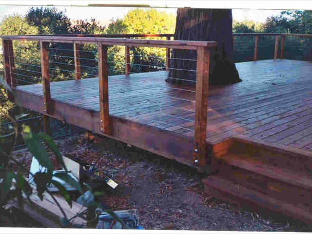 Redwood deck – Portola Valley