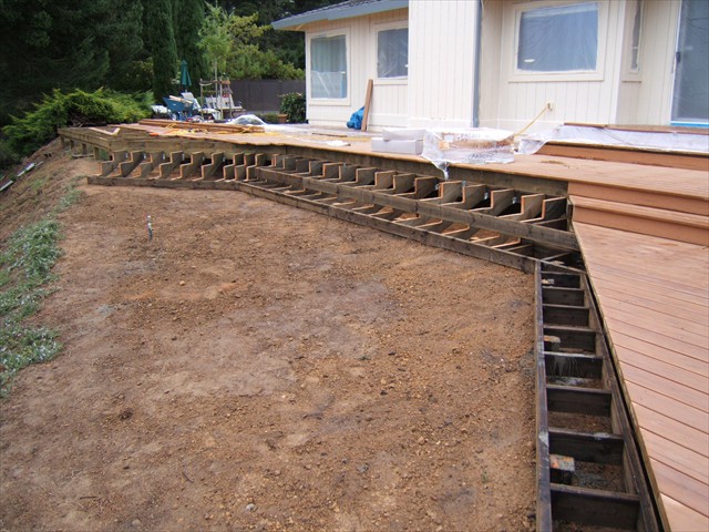 Trex deck and brick patio – King’s Mountain4