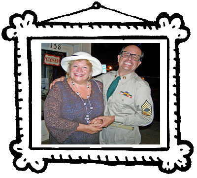 Jan Wahl and Mickey Joseph as Sgt. Bilko